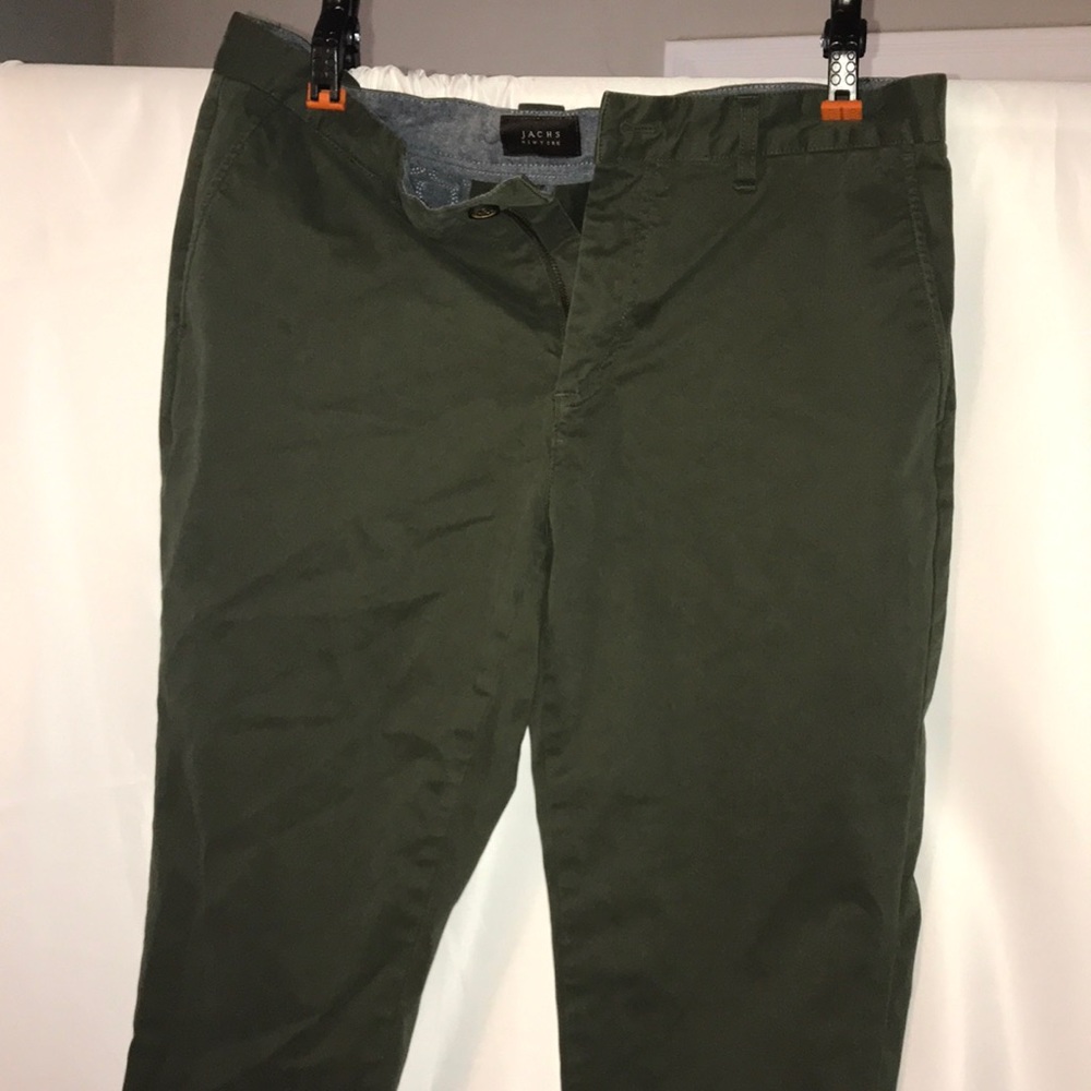 Jachs New York NY Green chino pants 34 x 34
